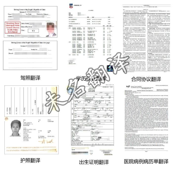 审计报告翻译的基本类型