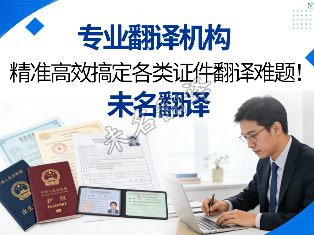 证件翻译机构 证件翻译机构