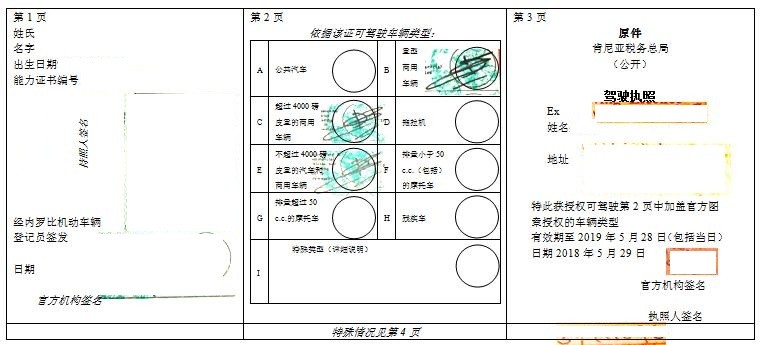 肯尼亚驾照翻译