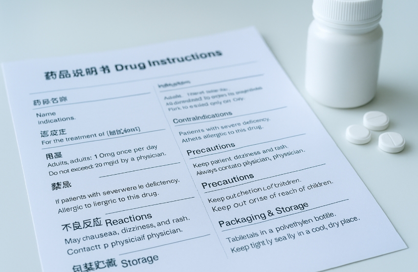 药品说明书翻译的关键要点