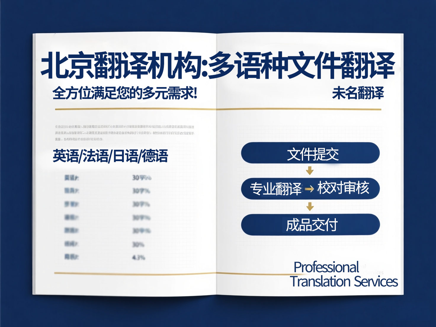 翻译机构：多语种文件翻译，全方位满足您的多元需求！未名翻译