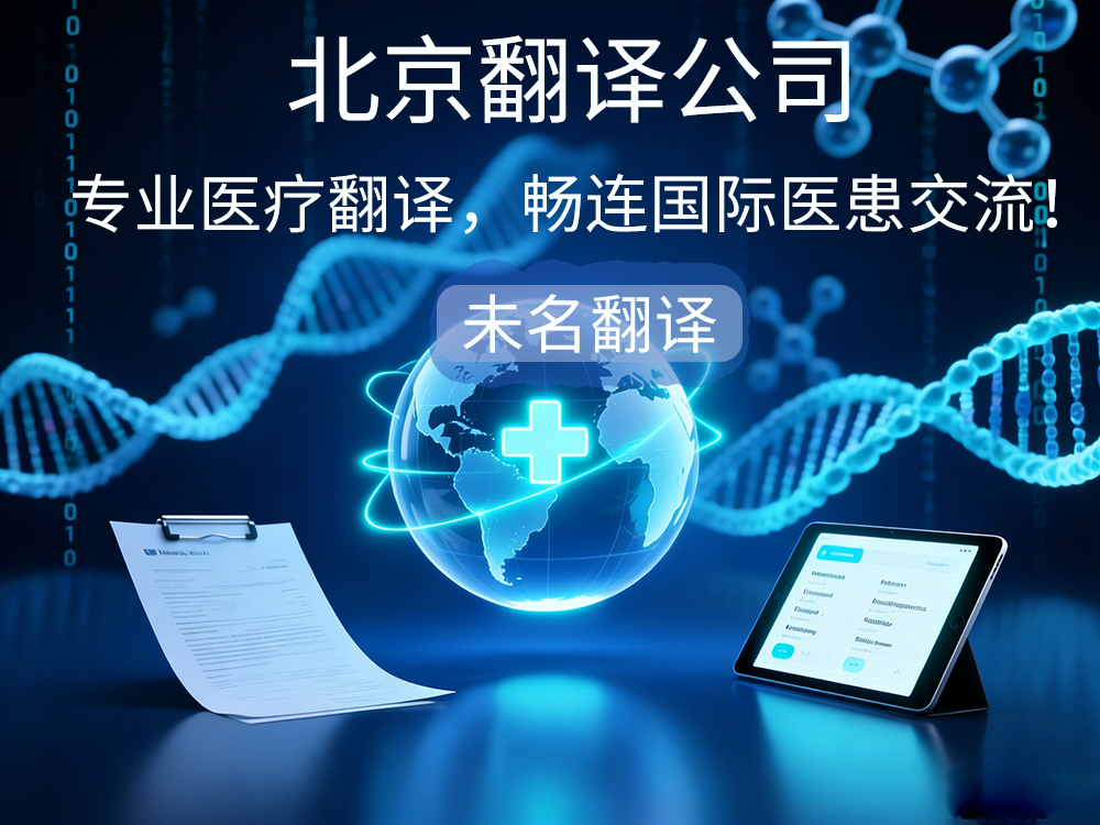 北京翻译公司：专业医疗翻译，畅连国际医患交流！未名翻译