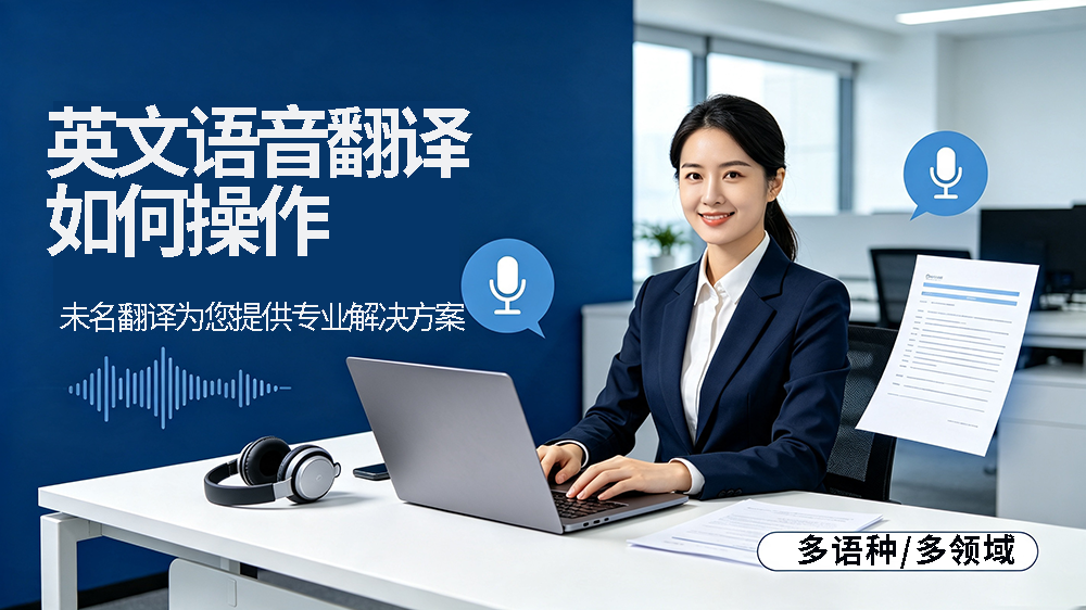 英文语音翻译如何操作？未名翻译为您提供专业解决方案