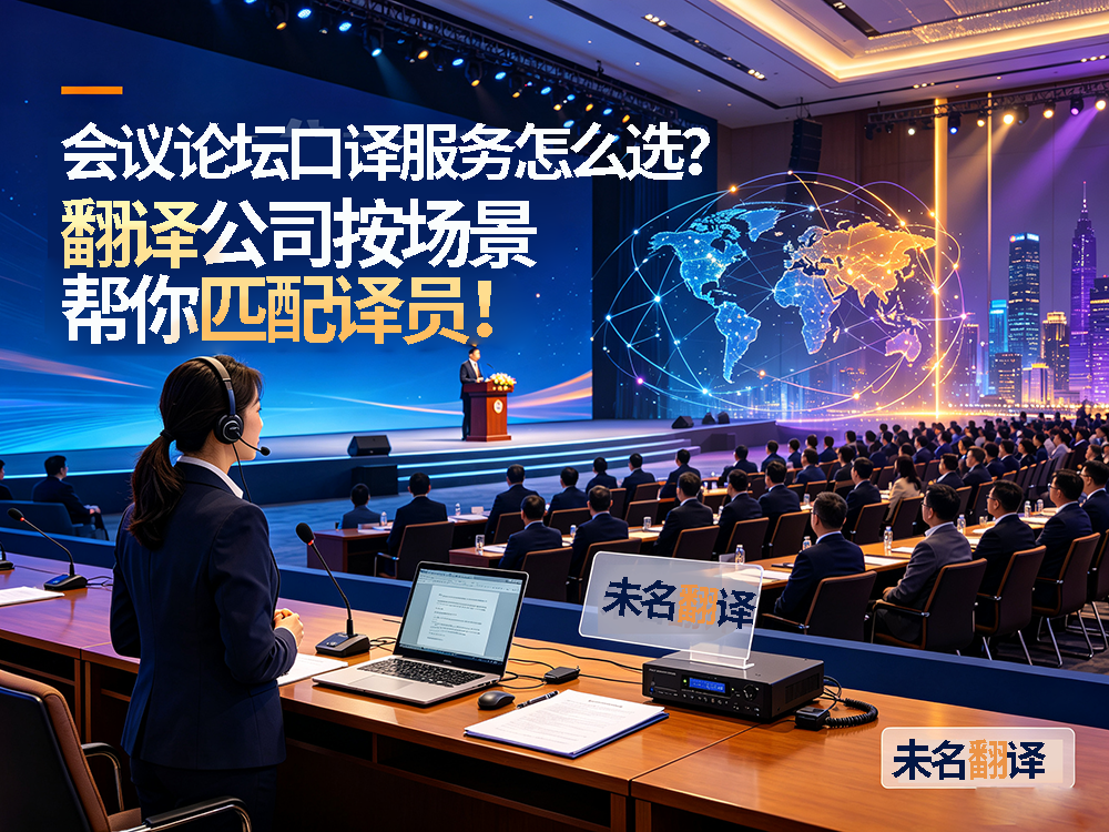 会议论坛口译服务怎么选？翻译公司按场景帮你匹配译员！